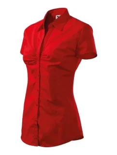 Elegantná košeľa pre ženy červená