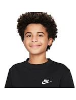 Detská mikina Nike Sportswear Club Fleece Black FD3006 010 Detská mikina Nike Sportswear Club Fleece Black FD3006 010