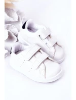 Dziecięce Tenisówki Na Rzepy Biało-Granatowe California