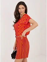 Šortky D73771M62489KD oranžová Šortky D73771M62489KD oranžová