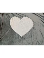 Semišová deka so srdcom sivá - Noidinotte Semišová deka so srdcom sivá - Noidinotte