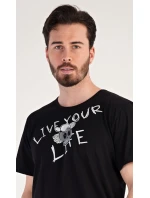 Pánske pyžamo šortky Live your life