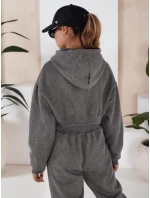 Dámska tepláková súprava SERINE dark grey FashionStreet AY0646