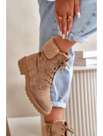 Dámske členkové topánky QT86 Taupe Brown - Seastar Dámske členkové topánky QT86 Taupe Brown - Seastar