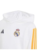 Adidas Real Madrid Detská mikina s kapucňou White KG2953 Adidas Real Madrid Detská mikina s kapucňou White KG2953