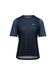 Cyklistické tričko POC W's Motion Air S/S Jersey, tmavomodré