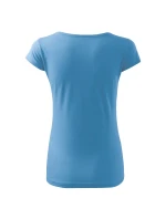 Čisté tričko dámske azúrovo modré
