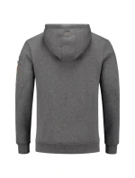 Premium Mikina s kapucňou pánska stone melange