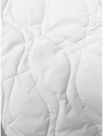 Biely dámsky oversize kabát (5M3177-281)