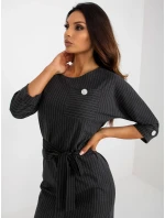 Dámske šaty LK SK 507724 tmavo šedé