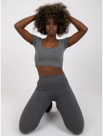 Legíny RV LG 2850.22P tmavo šedá