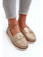 Dámske mokasíny z ekokože Golden Nestalia
