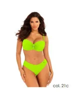 Dámske dvojdielne plavky New Trends 8 S730DA5-21c sv. zelená - Self Dámske dvojdielne plavky New Trends 8 S730DA5-21c sv. zelená - Self