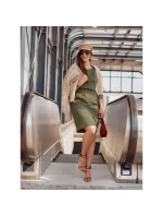 Dámske šaty 184989 khaki - Fasardi