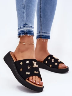 Žabky na platforme model 213953 Krok vo veľkom štýle