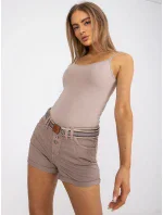 Šortky D63990Z62190K tmavo lila Šortky D63990Z62190K tmavo lila