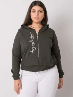 Blúzka RV BL 7179.27 tmavá khaki