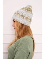 Fleecová čiapka Melisa K241 mint+olive