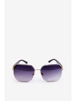 Damskie Okulary Przeciwsłoneczne UV400 Czarno-Złote
