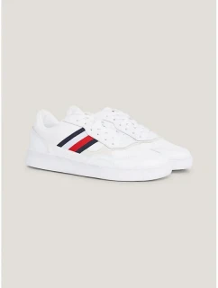 Topánky Tommy Hilfiger Court Cupsole Retro Lth Stripes M FM0FM04828YBS