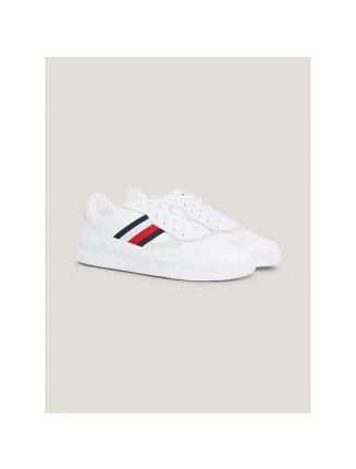 Topánky Tommy Hilfiger Court Cupsole Retro Lth Stripes M FM0FM04828YBS