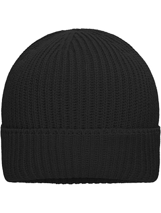 Daiber MB 7409 Pletená čiapka z bio bavlny 03.7409 čierna Daiber MB 7409 Pletená čiapka z bio bavlny 03.7409 čierna