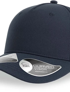 Atlantis Headwear Fiji 5-panelová bejzbalová čiapka 33.0103 tmavomodrá