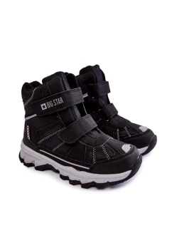 Dziecięce Botki Trapery Memory Foam Big Star KK374157 Czarne