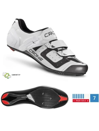 CRONO cestná obuv CR-3 white 43 nylon
