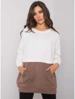 Blúzka RV BL 7197.89P bielo-hnedá
