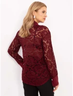 Dámska košeľa MI KS shirt C243.18 Bordeaux - FPrice