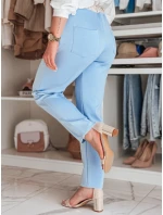 Dámske maslové nohavice s kvetmi LEGISSA modré FashionStreet UY2408 Dámske maslové nohavice s kvetmi LEGISSA modré FashionStreet UY2408