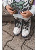 Dziecięce Botki Brokatowe We Wzory Wielokolorowe Reggie