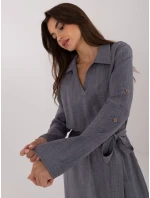 Šaty LK SK 509646.91 tmavo sivé