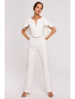 M670 Kombinéza s volánikmi - ecru M670 Kombinéza s volánikmi - ecru