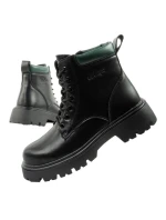 Lee Cooper topánky dámske trapper topánky kožené zateplené šnurovacie dámske topánky