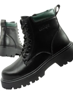 Lee Cooper topánky dámske trapper topánky kožené zateplené šnurovacie dámske topánky
