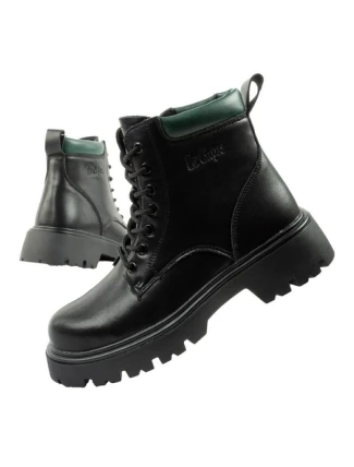 Lee Cooper topánky dámske trapper topánky kožené zateplené šnurovacie dámske topánky