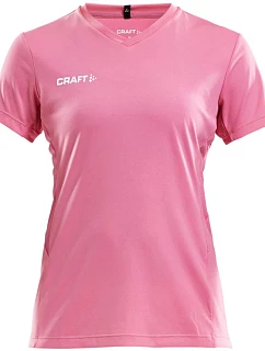 Craft Teamwear Squad Go Jersey Solid W Dámske športové tričko s výstrihom do V 82.5566 ks