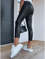 Dámske voskované nohavice ANELIA black FashionStreet UY1330