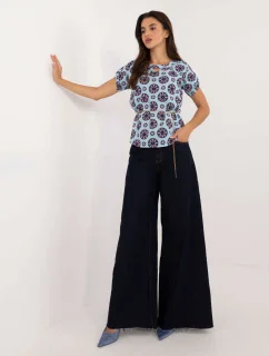 Blúzka LK BZ 505775.00 svetlomodrá