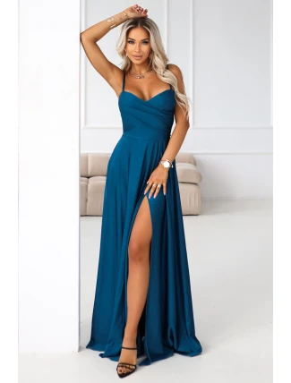 Dámske šaty 646-2 Petrol - Numoco