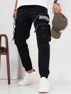 Pánske bojové nohavice čierne FashionStreet UX4158