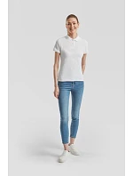 Fruit of the Loom Lady-Fit 65/35 Polo Dámske piqué polo 16.3212 heather grey Fruit of the Loom Lady-Fit 65/35 Polo Dámske piqué polo 16.3212 heather grey