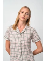 Vamp - Kockovaná nočná košeľa - Picnic 18217 - Vamp Vamp - Kockovaná nočná košeľa - Picnic 18217 - Vamp