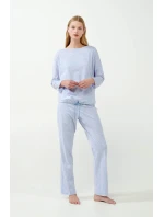 Vamp - Klasické pyžamo s geometrickou potlačou 21384 - Vamp