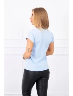 Limitovaná edícia blúzky modrá+čierna