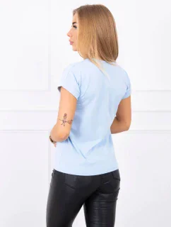 Limitovaná edícia blúzky modrá+čierna