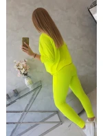 Súprava s neónovou potlačou Queen yellow