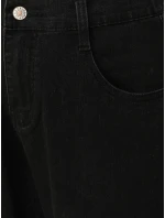 Dámske džínsy s vysokým pásom mom fit black FashionStreet UY2903